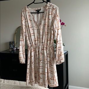 White long sleeve dress